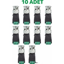 Iron Star Video Balun Dc To Bnc Konnektör 10 Adet