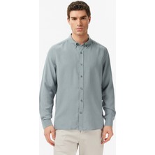 Nautica Erkek Yeşil Regular Fit Gömlek