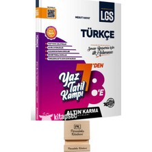 Altın Karma Yayınları Altın Karma 7'den 8'e Türkçe Yaz Tatil Kampı ve Telefon Standı