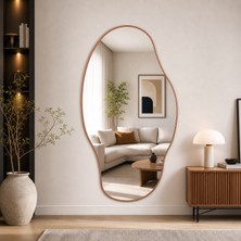 Ant Home Asimetrik Ayna, Çerçeveli Ayna, Duvar Aynası, Konsol Aynası, Banyo Aynası, Çerçeveli Ayna