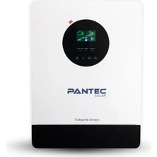 Tsm Pantec 3kw Yüksek Voltaj Tam Sinüs Akıllı Inverter 24V 100A Mppt Şarjlı Inverter