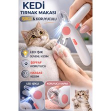 Kedi Tırnak Makası Işıklı Koruyuculu Tırnak Makası