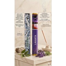 Rasa Adaçayı&lavanta Çubuk Tütsü Seti-Nazar ve Stres Giderici, Ortam Enerji Temizliği 2’li Paket