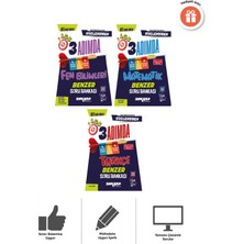 Ankara Yayıncılık Ankara 8.Sınıf Güçlendiren 3 Adımda Benzer Matematik +Fen +Türkçe