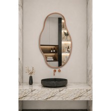 Ant Home Asimetrik Ayna, Çerçeveli Ayna, Duvar Aynası, Konsol Aynası, Banyo Aynası, Çerçeveli Ayna