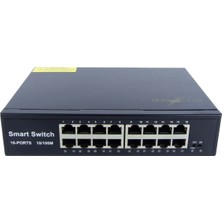Iron Star 16 Port 10/100 Mbps Desktop Swıtch /16'lı Internet Switch /16 Port Ethernet Switch