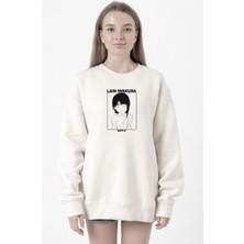 Tshirthane Serial Experiments Anime Lain Poster Beyaz Kadın 2ip Sweatshirt