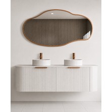 Ant Home Asimetrik Ayna, Çerçeveli Ayna, Duvar Aynası, Konsol Aynası, Banyo Aynası, Çerçeveli Ayna