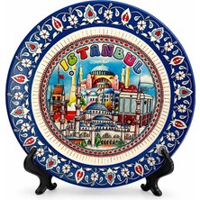 Livenda Istanbul Temalı Porselen Dekoratif Tabak 15 cm ALK5838