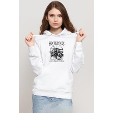 Tshirthane Hocus Pocus I Put A Spell On You Beyaz Kadın 3ip Kapşonlu Sweatshirt
