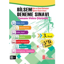 3. Sınıf Bilsem 5'Li Deneme Sınavı