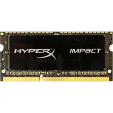 Kingston Hyperx Impact Black 4gb 1600MHZ Ddr3 Notebook Ram (HX316LS9IB/4)