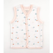 Motherlove %100 Organik Pamuk Çift Katlı ve Çıtçıtlı Bebek Yeleği 9-36 Ay