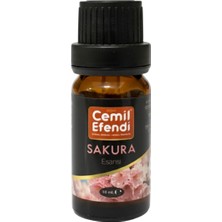 Cemil Efendi Sakura Esansı 10 ml Tütsü ve Buhurdanlık Difüzör Uçucu Oda Koku Yağı Parfüm Esansı
