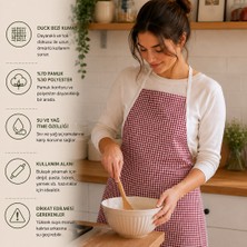Lief Home Su ve Yağ Itici Duck Bezi Mutfak Önlüğü | %70 Pamuk %30 Polyester | Unisex Şef ve Yemek Yapma Önlüğü