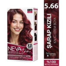 Nevaton 2 Li  Saç Boyası  5.66 Şarap Kızılı