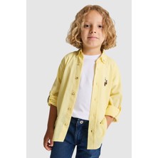 U.s. Polo Assn. Erkek Çocuk Açık Sarı Gömlek Basic 50320263-VR004