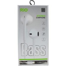 Rio Battery Rio I7 Stereo Earphone Lightning Girişli Kulaklık