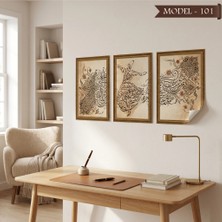 Akıllı Kağıt Kabe Tablo - Poster Dini (Model- 101)