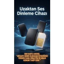 Uzaktan Ses Dinleme Kayıt ve Güvenlik Cihazı