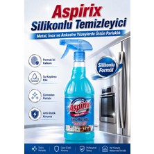 Asprix Silikonlu Güç Bende Mavi Güç - Cam, Metal ve Ahşap Yüzeyler Için Yüzey Temizleyici
