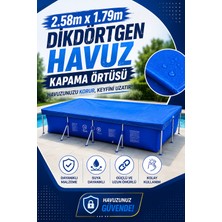 Hak-İş Oyuncak 2.58 x 1.79 M Dikdörtgen Havuz Kapama Örtüsü