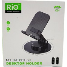 Rio Battery Masaüstü Telefon Tutucu Çok Fonksiyonlu 180° Ayarlanabilir Model