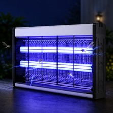 Ledarmy HLT404210 Uv Işıklı Elektrikli Sinek Öldürücü 2X10W Sivrisinek Moskito Haşere Kovucu Cihaz Iç Mekan Sessiz Böcek Tuzağı