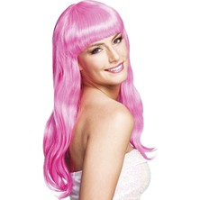 Livenda Soft Pembe Uzun Parti Peruğu