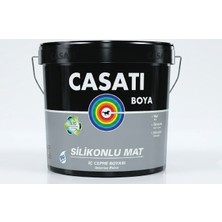 Casati Silikonlu Mat Iç Cephe Duvar Boyası 2.5 L Beyaz