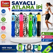 Trust Store Sayaçlı Atlama Ipi  Dijital Sayaçlı Ayarlanabilir Fitness Atlama Ipi  Kaymaz Saplı Egzersiz ve Kardiyo Ipi