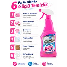 Asprix Leke Çıkarıcı - Multipurpose 6'sı 1 Arada - Koltuk, Döşeme, Halı, Çamaşır, Fayans, Derz, Ahşap ve Pvc Yüzeyler Için
