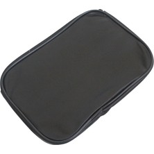 Oddity 10 / 11 / 12.1 Inç Tablet Taşıma Çantası Fermuarlı Koruyucu Kılıf Universal Suni Deri Siyah