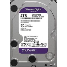 Western Digital Purple WD40PURZ 4 Tb Sata 6gb/s 7/24 Güvenlik Harddisk