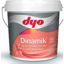 Dyo Dinamik Silikonlu Silinebilir Soft Mat Iç Cephe Boyası 15 L Beyaz