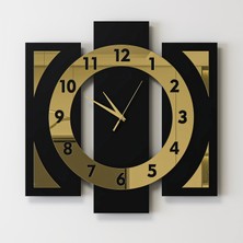 Decotimex Essence Duvar Saati 45 x 45 (Siyah - Gold)