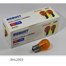 Onkar RHL2003 12V 21W 93 Ampül Dipli Tek Flama Turuncu(Amber)