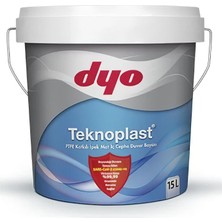 Dyo Teknoplast Sars-Cov2 Korumalı Ipek Mat Iç Cephe Boyası 15 L Beyaz