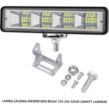 Onkar Çalışma Lambası 24 LED Dikdörtgen Beyaz 12V-24V