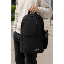 Viatox LS-2034 Unisex Çok Gözlü Geniş Hacimli Terletmeyen Ortopedik Sırt Destekli Lise Ortaokul İlkokul Okul SİYAH