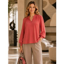 Why Lili Pamuk Polyester Modal Kadın Bluz