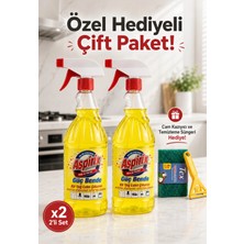 Aspirix 2'li Güç Bende - Hızlı ve Parlak - Kir Yağ Leke Çıkarıcı Sökücü - Sarı Güç Set