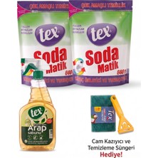Tex Doğal Sıvı Sprey Arap Sabunu ve Soda Matik - Kireç Önleyici ve Yumuşatıcı