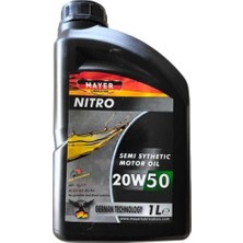 Backer Mayer Nitro 20W50 Motor Yağı 1 Litre