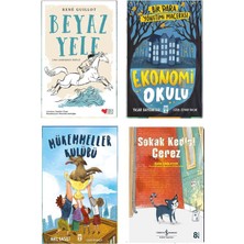 Timaş Çocuk 4-5-6.sınıf Okuma Seti Beyaz Yele Ekonomi Okulu Mükemmeller Kulübü Sokak Kedisi Çerez 4 Kitap