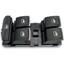 CME PARTS Vw Polo 2018-2022 Uyumlu Sol Ön Kapı Cam Düğme Takımı Kromlu 5G0959857G