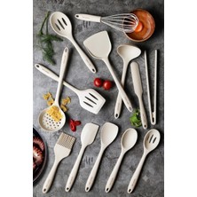 Neoflam Bej Silikon 13 Parça Servis Seti Yumuşak Malzeme ile Ergonomik Kullanım