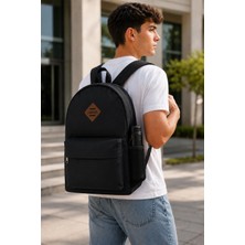 Viatox LS-2016 Unisex Kalemlikli Okul Sırt Çantası Öğrenci Günlük Seyahat Tatil Spor Yürüyüş Seyahat Gezi Kamp Günlük SİYAH