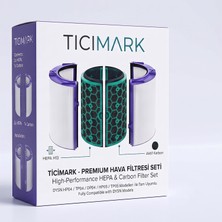 Ticimark Model HP04, HP05, TP04, TP05, DP04 Dyson Hava Temizleyiciler ile Tam Uyumlu Hepa Filtre.