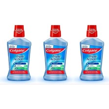 Colgate Ağız Bakım Suyu Üçlü Etki 500 ml x 3 Adet